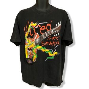 Vintage 1997 Wild Oats Touch Tone Guitar T-Shirt